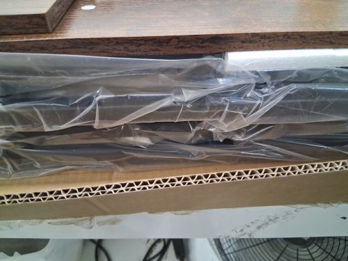 8-drawer fabric dresser with led lights & charging station - rustic brown - (model: 55sctv8d12br) image 7