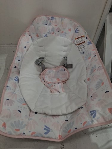 Ingenuity Keep Cozy 3-in-1 Grow with Me Vibrating Baby Bouncer Seat & Infant to Toddler Rocker - pink/grey - (MODEL: 12909) image 4