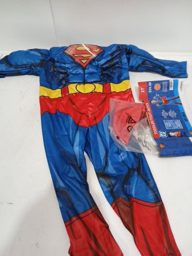 TODDLER RUBIES DC SUPERMAN COSTUME - 2T - BLUE/RED (STYLE: 702220) image 2