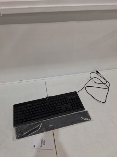 CORSAIR K55 RGB PRO USB wired gaming keyboard with Dynamic RGB Backlighting, Six Macro Keys, IP42 Dust and Spill Resistant, Detachable Palm Rest, Dedicated Media and Volume Keys - black (model: rgp0118) image 4
