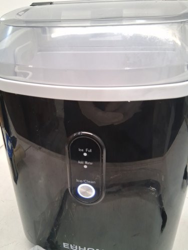 Euhomy Countertop Nugget Ice Maker - Makes 34lbs in a day - Black (Model: IM-12S / IM002-NBL-CAEH) image 6