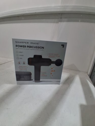 Sharper Image Compact Sport Power Percussion Massager - grey (model: 2437599) image 2