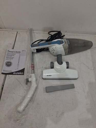 Eureka 3-in-1 corded lightweight LIGHTSPEED Stick Vacuum - White/aqua blue (model: NES100) image 2