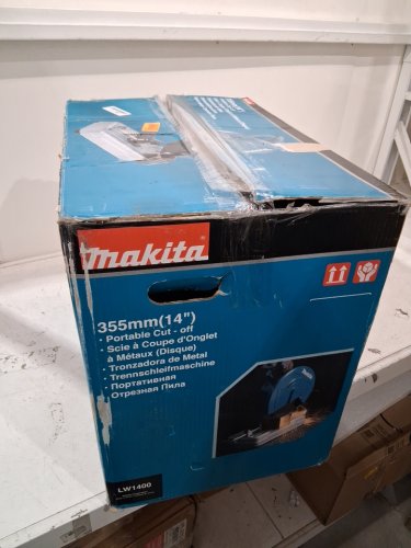 makita Tool-less Portable Cut-off Saw - 14" - blue (model:LW1400) image 9
