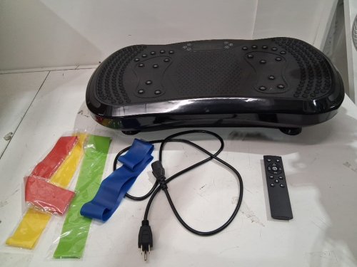 VIBRATION PLATE WITH 200 SPEEDS - 400LB MAX - BLACK -(MODEL:SZJ-01) image 3