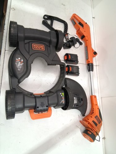 BLACK + DECKER LITHIUM CORDLESS 3-IN-1 TRIMMER/EDGER AND MOWER, WITH 20V BATTERY AND LITHIUM 2 AMP CHARGER - (MODEL:MTC220) image 3
