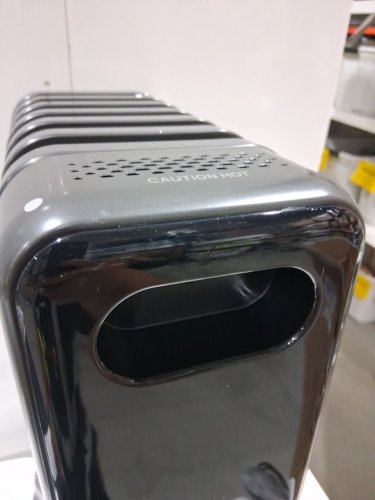 DREO electric Oil-filled radiator Heater with remote control - 1500w - dark Grey (Model: DR-HSH010) image 5