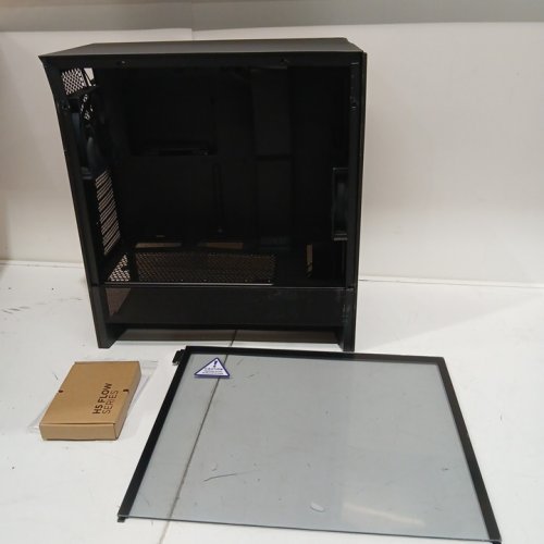 NZXT H5 FLOW Mid-Tower ATX PC Gaming Case with High-Airflow Mesh Front Panel, Tempered Glass Side Panel, Smart Cable Management System, USB-C and Supports Liquid Cooling Radiators - Black (mODEL:CC-H52FB-01) image 3