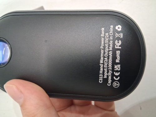 kssvzz Rechargeable Hand Warmer - black (model: c313) image 4