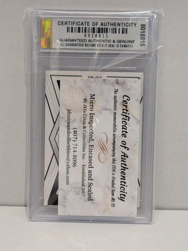 LIONEL MESSI SPECIAL RELEASE FIFA CARD - JDCC GEM MINT 10 - 2002 LEAF #TP-07 image 3