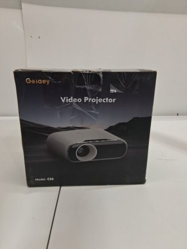 Goiaey Mini Projector with HDR 10, WiFi Cast, GoogIe Voice, Native 1080P - WHITE (MODEL: C26) image 5