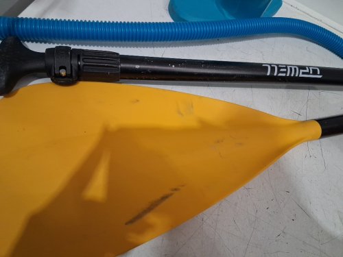 upwell inflatable paddle board with accessories - 11FT x 34" x 6" - 450lb cap - Abyss Blue Plus (MODEL: B0GG9GVDXY) image 7