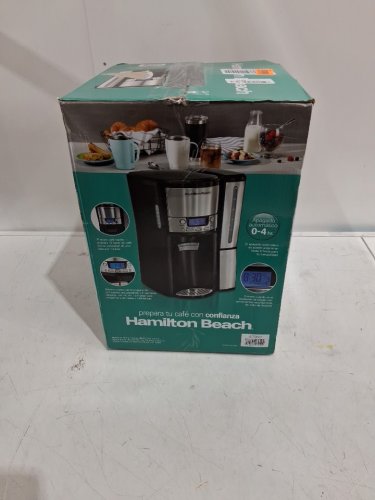 HAMILTON BEACH Brewstation Dispensing Coffee Maker - 12-Cup Capacity - Black/Stainless Steel (MODEL: 47950) image 2