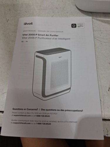 LEVOIT VITAL 200S SMART TRUE HEPA AIR PURIFIER WITH APP CONTROL & INFRARED SENSOR SCAN - 380SQ.FT COVERAGE - WHITE (MODEL: lap-v201s-wca) image 4