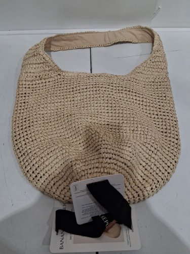 BANANA REPUBLIC RAFFIA TOTE BAG - one size - beige (model: 1966925) image 2
