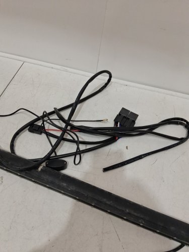 willpower led light bar with wiring harness kit - 12v - 38" - black image 5