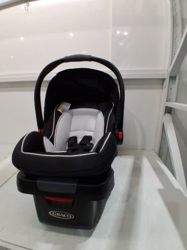 graco snugride snuglock 35 infant car seat for babies/infants up to 35lbs weston fashion - grey / black (model: 2051603) image 4