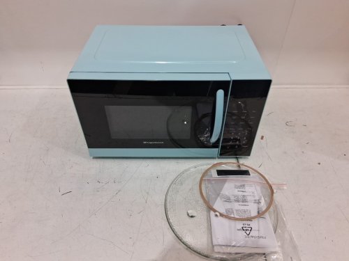 FRIGIDAIRE COUNTERTOP MICROWAVE OVEN - 120V - 11.7A - 0.9 CUBIC FEET - BLACK/BLUE (MODEL: EMW953-BLUE) image 4