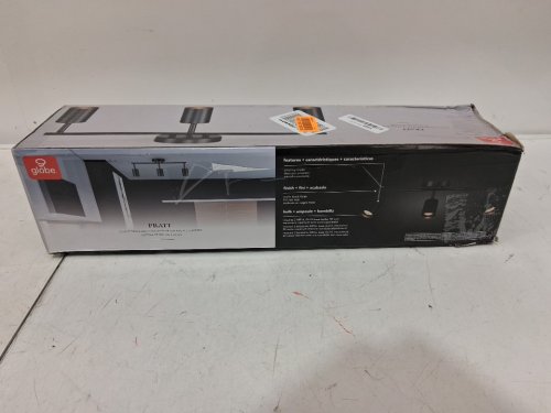 Globe Electric Pratt Hard Wired 3-Light Track Lighting Kit  - 21" x 7.25" - black (Model: 64000091) image 2