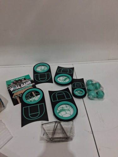 dude perfect tabletop roll game - black/teal image 3
