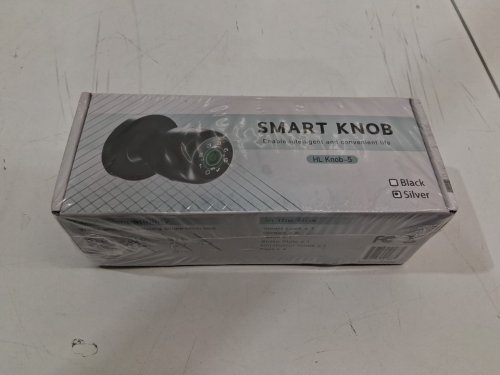 Smart Door Knob with Fingerprint & Keypad, App Controlled Biometric Keyless Entry Door Lock - silver (model: k10 plus) image 2