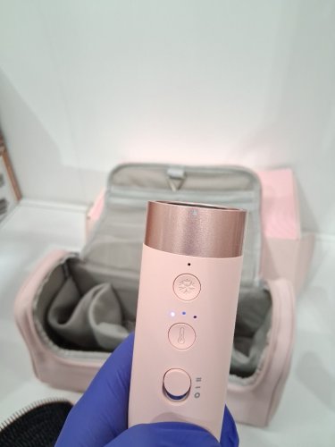 mescomb 5-in-1 Hair Styler/Dryer Brush WITH High-Speed Hot Air AND TRAVEL CASE - 1400W - LIGHT PINK (MODEL: hl-3030c) image 8
