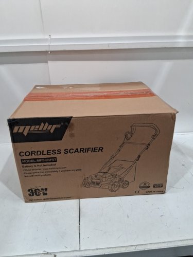 MELLIF 2-IN-1 SCordless Lawn Dethatcher and Scarifier - **TOOL ONLY** - Compatible with Makita 18V Battery - BLUE/BLACK (MODEL: MFSCRF03) image 3