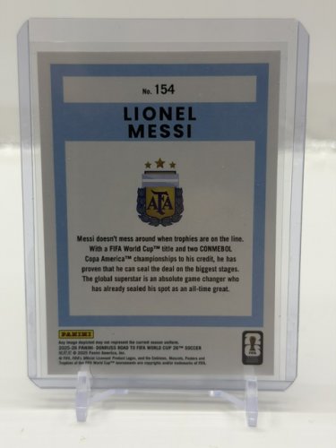 2025-26 PANINI FIFA WORLD CUP DONRUSS LIONEL MESSI ARGENTINA #154 CARD image 2