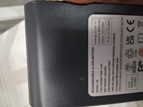 third party lithium ion Battery Replacement for Dyson V6 - 8000mah image 4