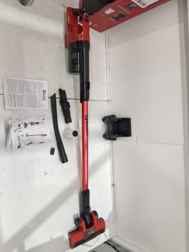 Einhell *tool only* cordless lightweight stick vacuum cleaner - 18v - red (model:TE-SV 18 Li / 2347184) image 4