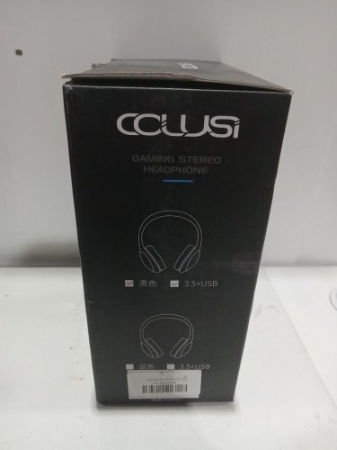 COLUSI Gaming Stereo Headphones with hidden-type mic - RBG light - wired - black (Model: CLS-600) image 3