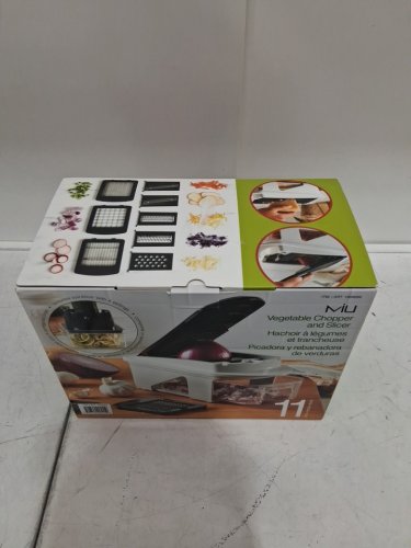 11PC MIU Vegetable Chopper - WHITE (MODEL:1968698) image 2