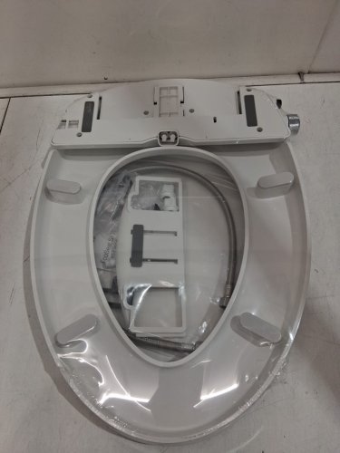 brondell swash cl99 elongated non-electric bidet toilet seat - 18" - white (model: cl990416) image 3