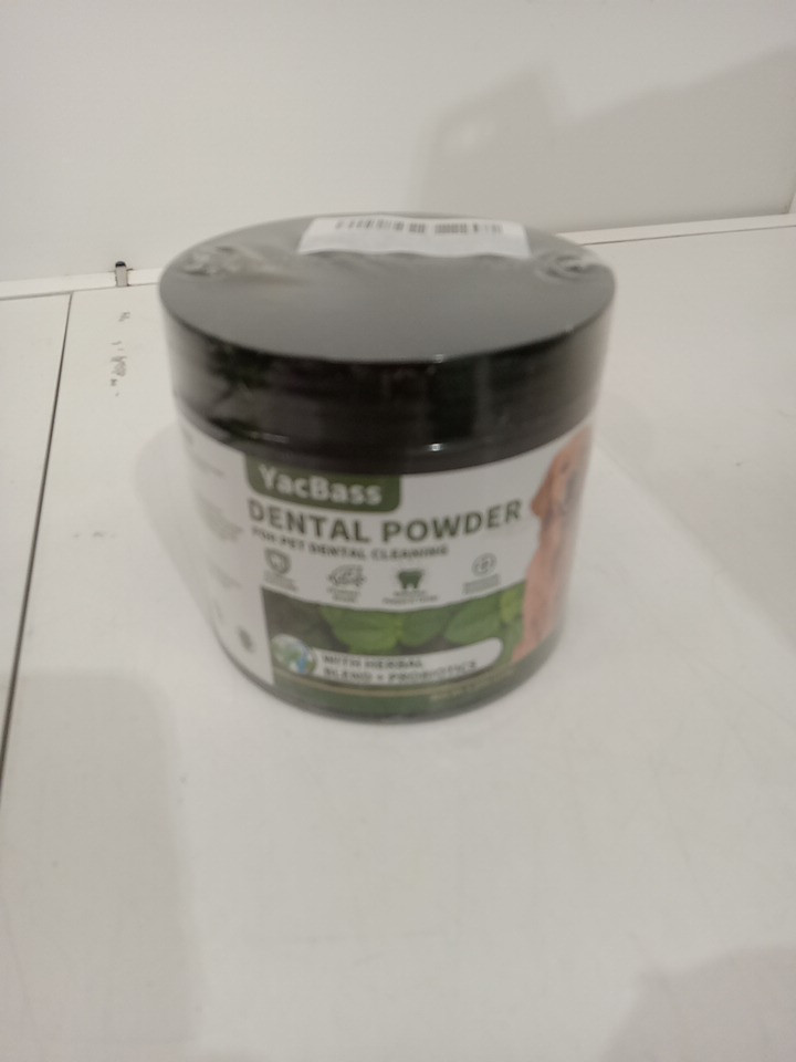 Yacbass pet Dental cleaning Powder Reduces Plaque and Bad Breath Off - 150G image 2
