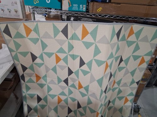 Uanlauo reversible Baby Play Mat with Carry Bag - 59" x 71" - Multicoloured image 2