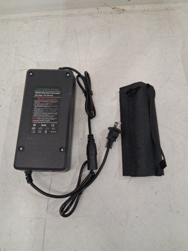 Fast Charger with Cannon/XLR Plug for 72V Lithium Battery, with Cooling System  - 84V 5A - black (model:72v5a) image 3