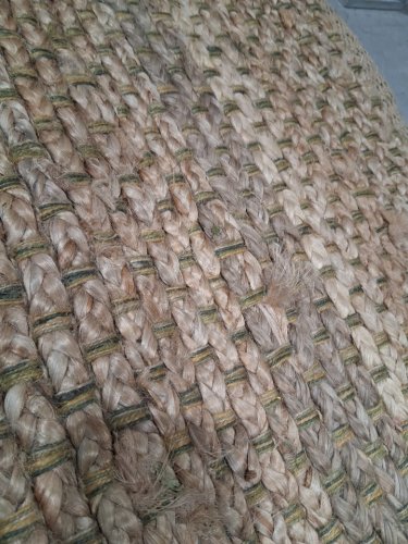 THRESHOLD ANNANDALE HANDWOVEN JUTE FLAT PILE SOLID RUNNER RUG- 2FT 4" X 7FT - NATURAL (MODEL: 066011839) image 4