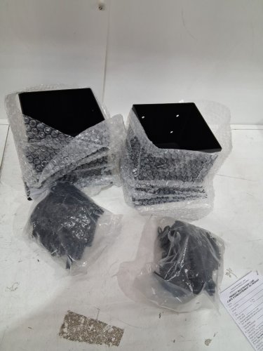 6pk heavy duty 6x6 post base - 5.75" x 5.75" x 5.5" (external) - 5.6" x 5.6" (internal) - carbon steel/black (model: qb-6in-4) image 4