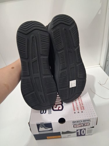 Men's Skechers Stanton Bungee Shoe with Swift Fit - SIZE 10 - black (style: 1968310/182008CS) image 3