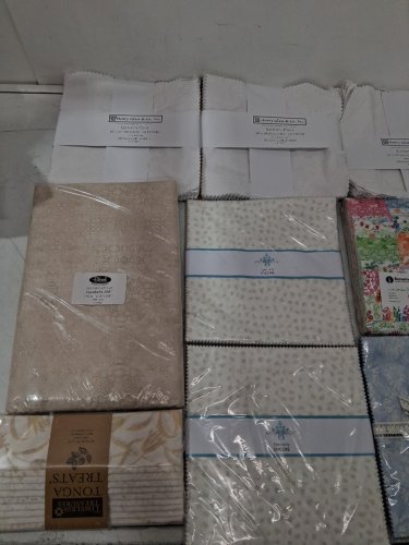 15PC ASSORTED CRAFTING FABRIC - ASSORTED STYLES, COLORS AND DESIGNS image 3