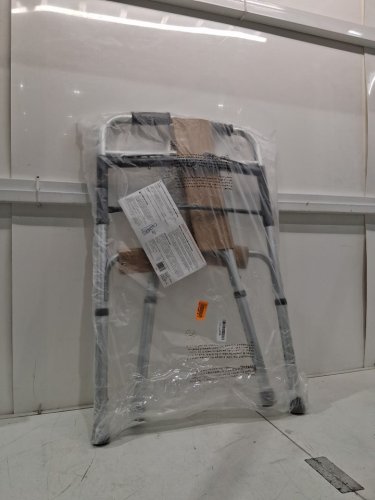 BIOS LIVING FOLDING WALKER WITH ADJUSTABLE HEIGHT - 32” TO 38.5" - 300LBS MAX - SILVER (MODEL: BD770) image 4