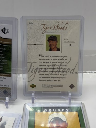 4 ASSTD TIGER WOODS GOLF CARDS image 5