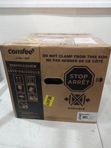 COMFEE SMALL PORTABLE COUNTERTOP DISHWASHER 6 Programs, 360° Dual Spray, 192℉ Steam & Air-Dry Function - 5L WATER TANK - WHITE (MODEL: CDC17P0AWW) image 2
