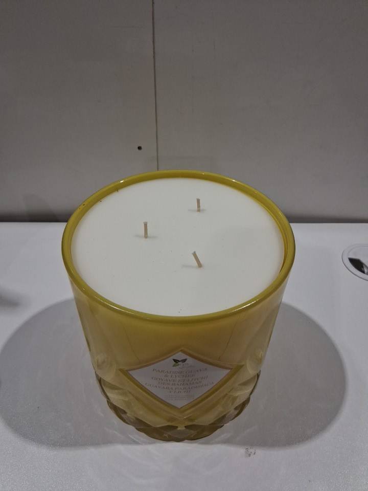 nature's mark Signature Scented Wax Candle - 56OZ/1.58 kg - Lychee, MANDARIN, GUAVA, DRAGONFRUIT, AND PINEAPPLE - (Model: 1901764) image 4