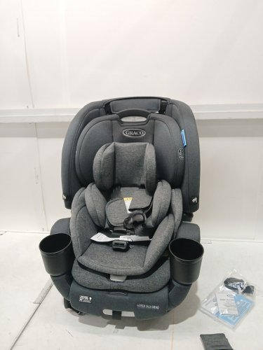 graco 4ever dlx grad 5-in-1 car seat - 120lb max - harrison fashion black/grey (model: 2217079) image 3