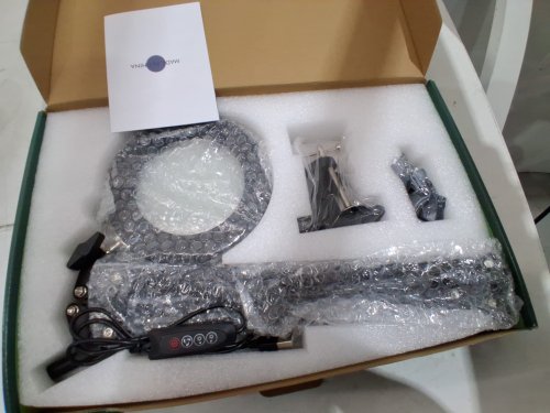 10X magnifying glass with light - 3000K-6500K - black image 3