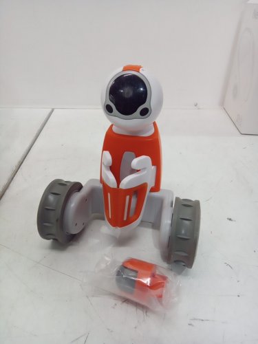MOBOTS HI IM FETCH Remote Control Record and Talking Robot - orange image 3