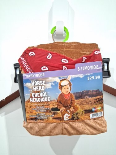 BABY PALAMON HORSE HERO COSTUME - 6-12 MONTHS - BROWN (STYLE: 10198 (6-12M)) image 2