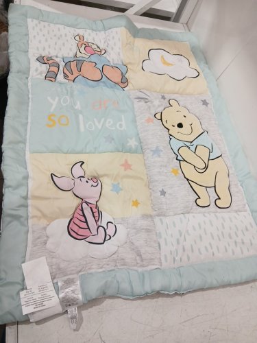 3PC Lambs & Ivy Disney Baby Winnie The Pooh Hugs Nursery Crib Bedding Set - MULTICOLOR(STYLE: 782003V) image 4