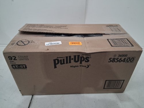 92PK HUGGIES PULL-UPS nighttime DISPOSABLE TRAINING PANTS - SIZE 4T-5T - DISNEY Minnie MOUSE image 2